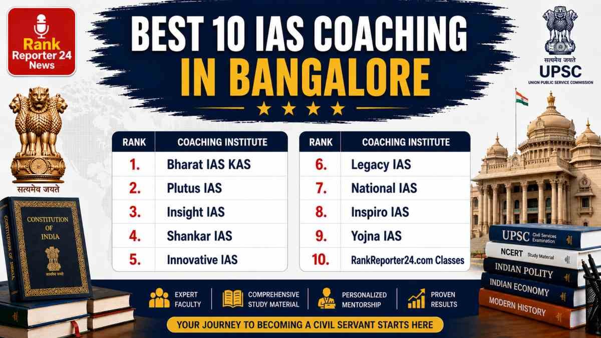 Best 10 IAS Coaching in Bangalore