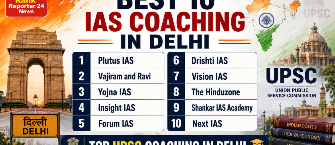 Best 10 IAS Coaching in Delhi